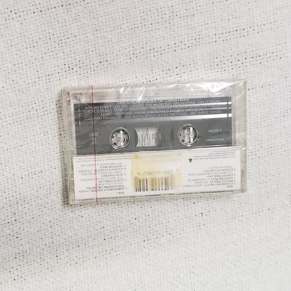 Audio Carols Cassette Music Tape The Great Voices of Christmas Sealed 10 Songs - Picture 2 of 7